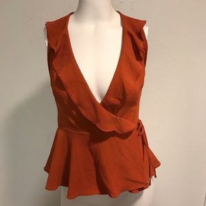 🌶 (3 For 25) Wrap Around Blouse
